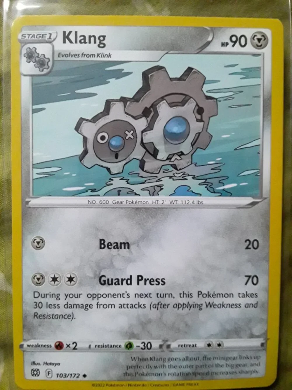 8 POKEMON CARDS EXCADRILL, DURANT, TOGEDEMARU, KLANG, KLEFKI, MELTAN, & DOUBLADE